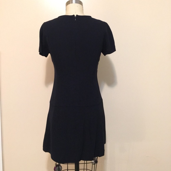 0266Theory Navy Blue Arlinda Dress Sz 2 - Picture 8 of 8